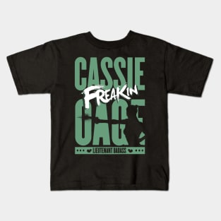 Lieutenant Badass - Cassie Cage Kids T-Shirt